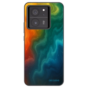 Picasee silikonowe czarne etui na Xiaomi 13T - Solar