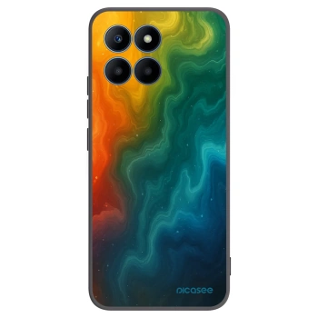 Picasee silikonowe czarne etui na Honor 70 Lite - Solar