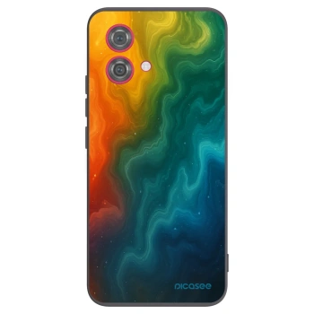 Picasee silikonowe czarne etui na Motorola Moto G84 5G - Solar
