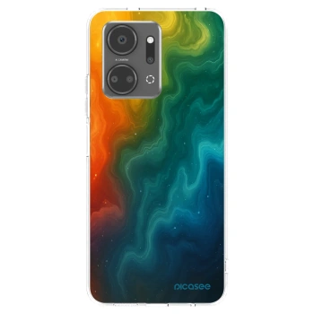 Picasee silikonowe przeźroczyste etui na Honor X7a - Solar