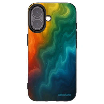 Picasee silikonowe czarne etui na Apple iPhone 16 - Solar