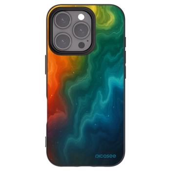 Picasee silikonowe czarne etui na Apple iPhone 16 Pro - Solar