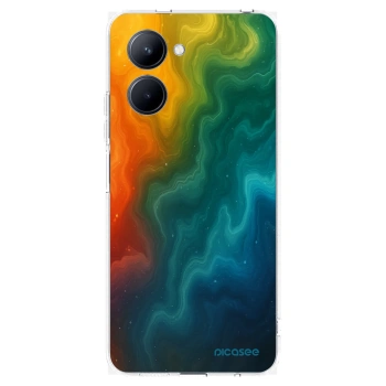 Picasee silikonowe przeźroczyste etui na Realme C33 (2023) - Solar