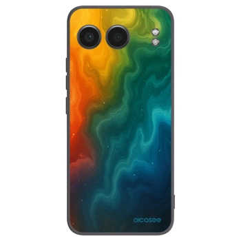 Picasee silikonowe czarne etui na OnePlus Nord 4 - Solar