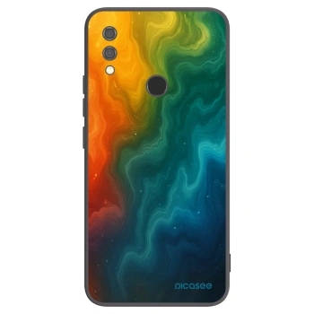 Picasee silikonowe czarne etui na Xiaomi Redmi Note 7 - Solar