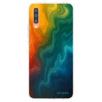 Picasee silikonowe przeźroczyste etui na Samsung Galaxy A70 A705F - Solar