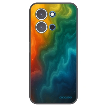 Picasee silikonowe czarne etui na Xiaomi Redmi 15C 4G - Solar