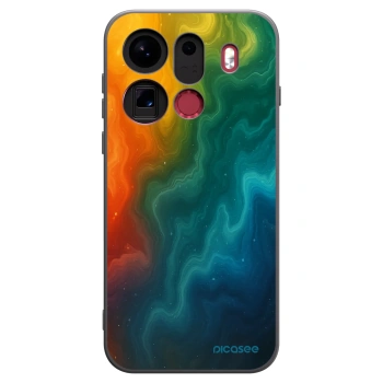 Picasee silikonowe czarne etui na OPPO Find X9 Pro - Solar