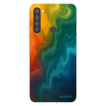Picasee silikonowe przeźroczyste etui na Xiaomi Redmi Note 8 - Solar