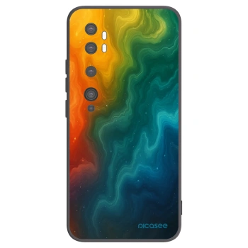 Picasee silikonowe czarne etui na Xiaomi Mi Note 10 (Pro) - Solar