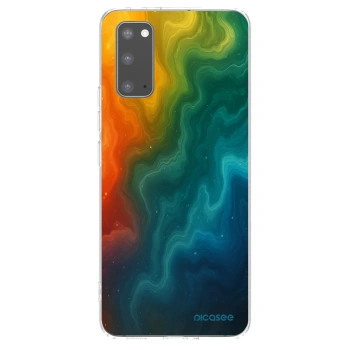 Picasee silikonowe przeźroczyste etui na Samsung Galaxy S20 G980F - Solar