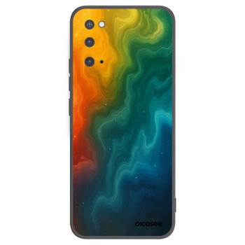 Picasee silikonowe czarne etui na Samsung Galaxy S20 G980F - Solar