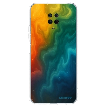 Picasee silikonowe przeźroczyste etui na Xiaomi Redmi Note 9 Pro - Solar