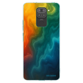 Picasee silikonowe czarne etui na Xiaomi Redmi Note 9 - Solar