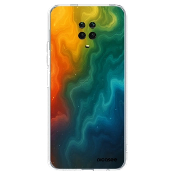 Picasee silikonowe przeźroczyste etui na Xiaomi Redmi Note 9S - Solar