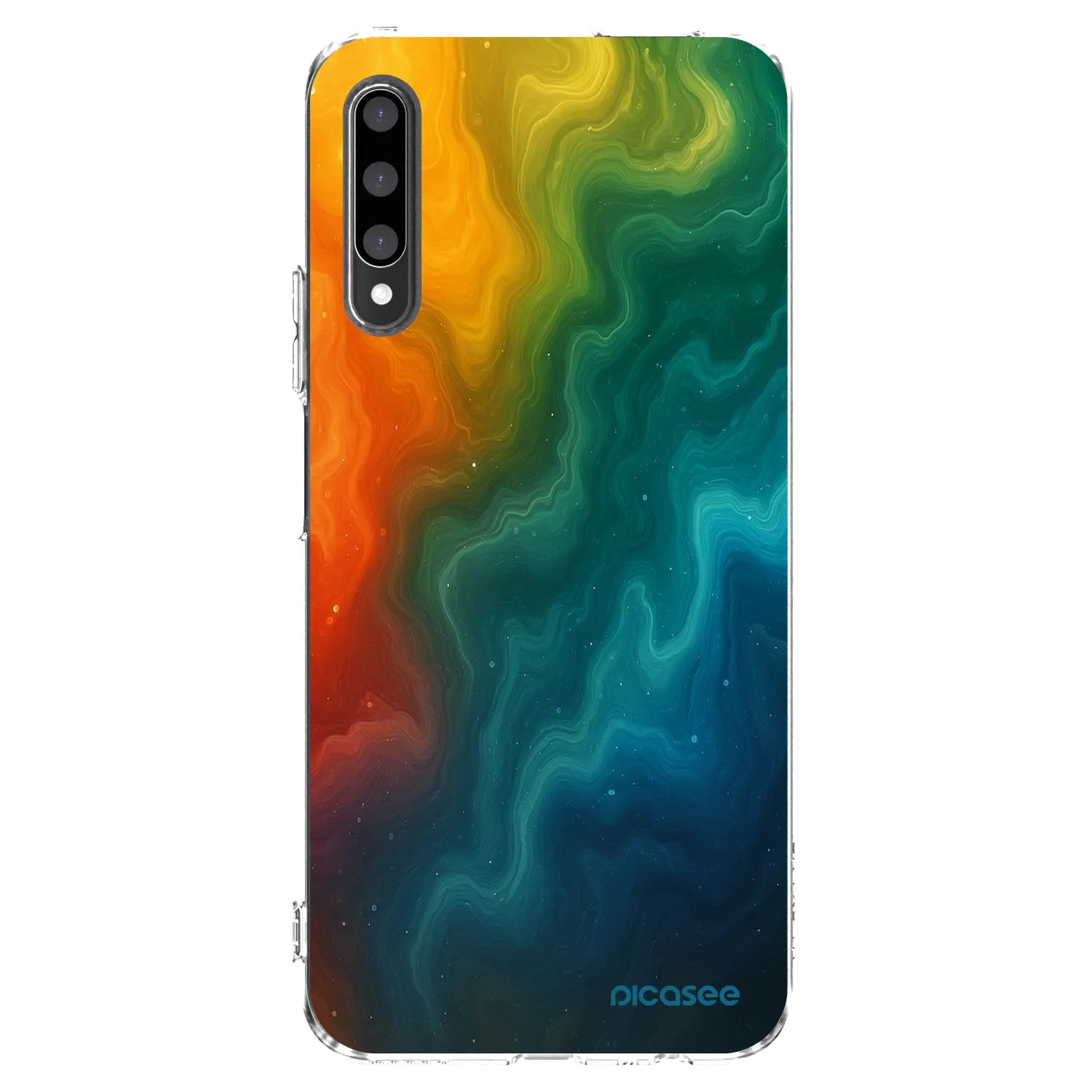 Picasee silikonowe przeźroczyste etui na Honor 9X Pro - Solar