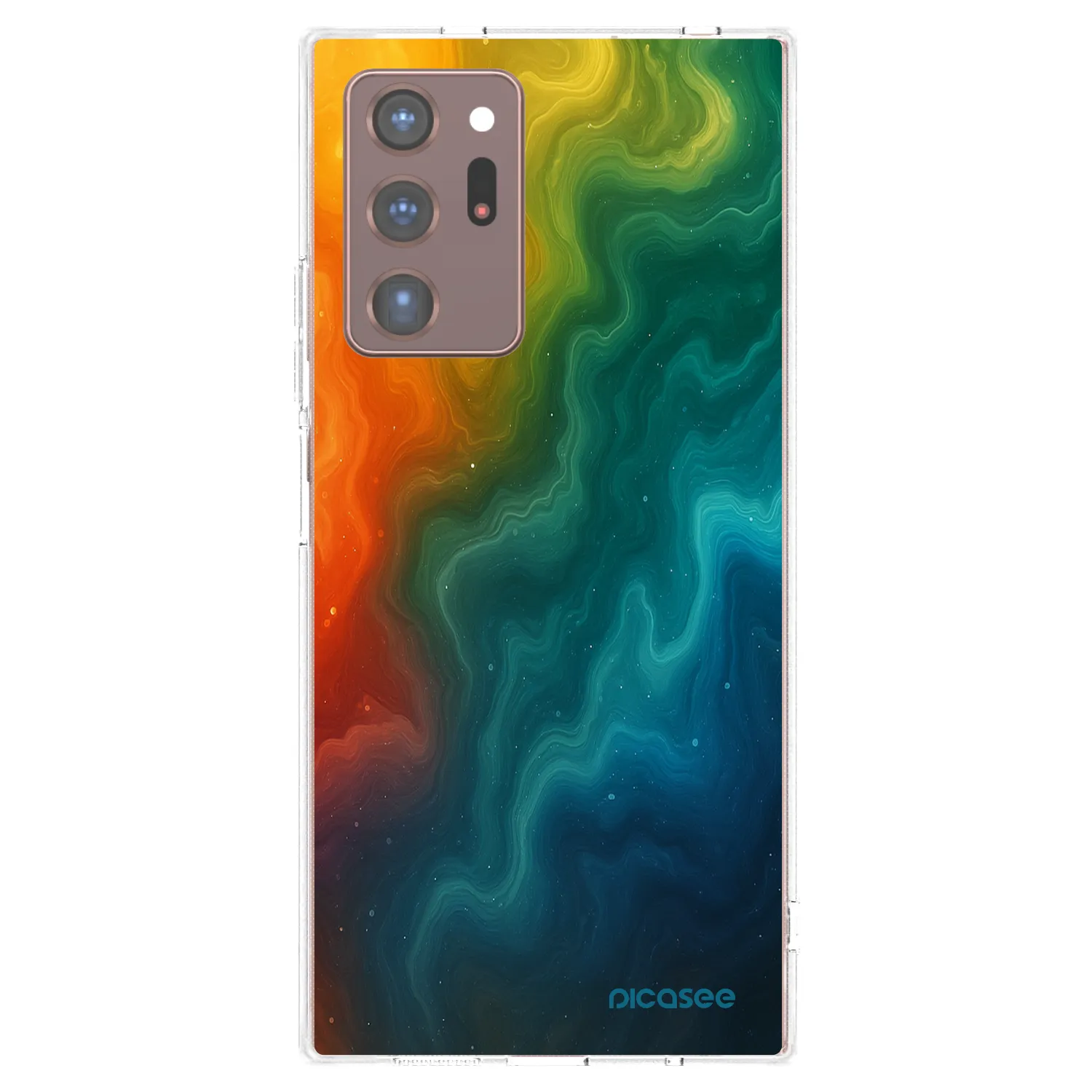 Picasee silikonowe przeźroczyste etui na Samsung Galaxy Note 20 Ultra - Solar