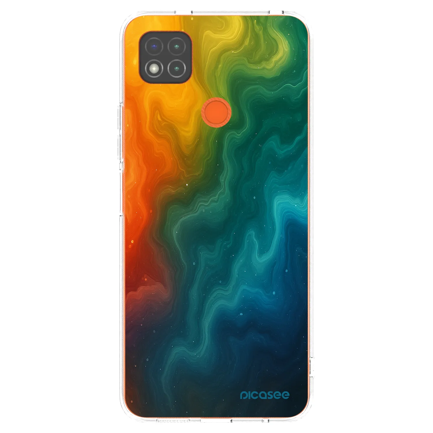 Picasee silikonowe przeźroczyste etui na Xiaomi Redmi 9C - Solar