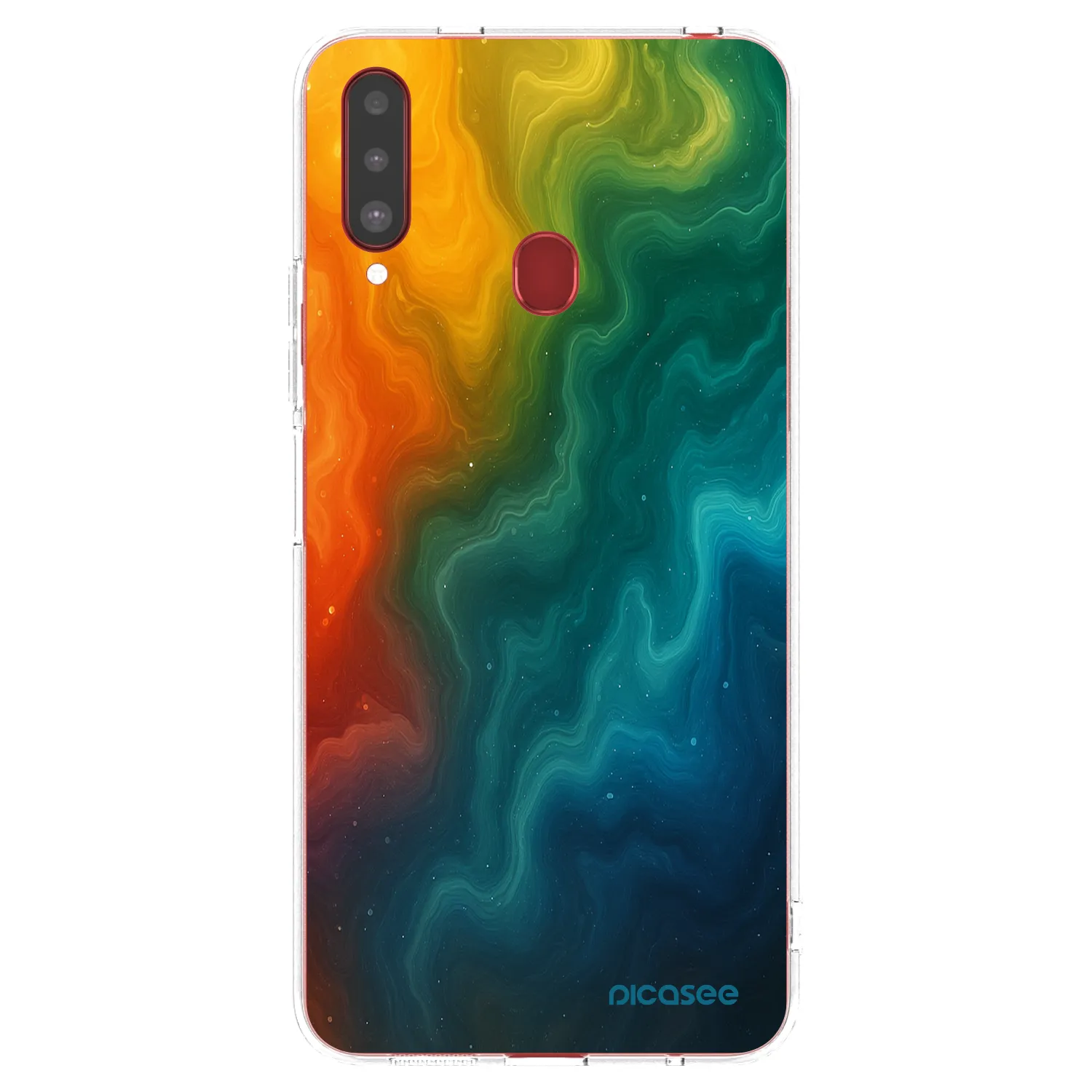 Picasee silikonowe przeźroczyste etui na Samsung Galaxy A20s - Solar
