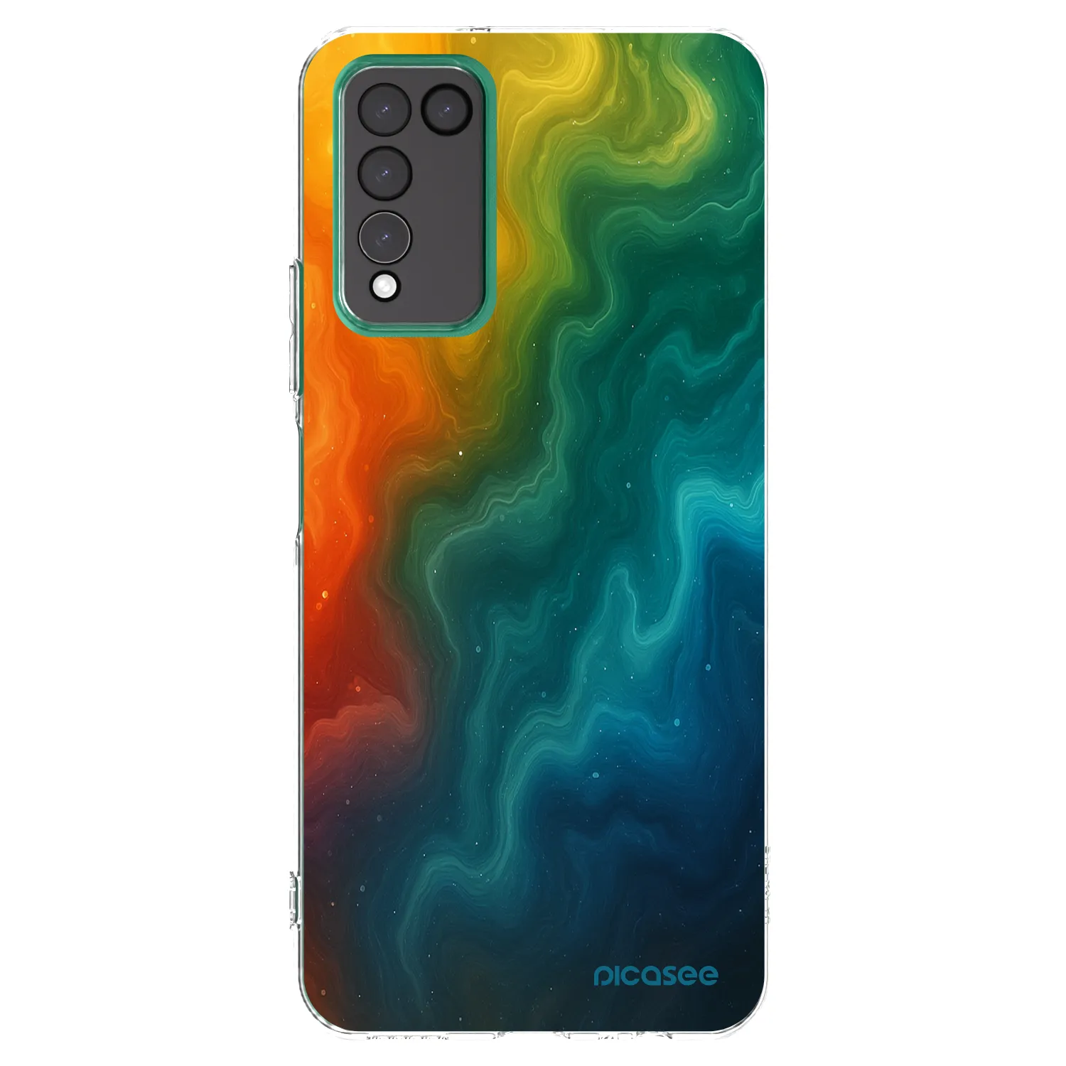 Picasee silikonowe przeźroczyste etui na Honor 10X Lite - Solar