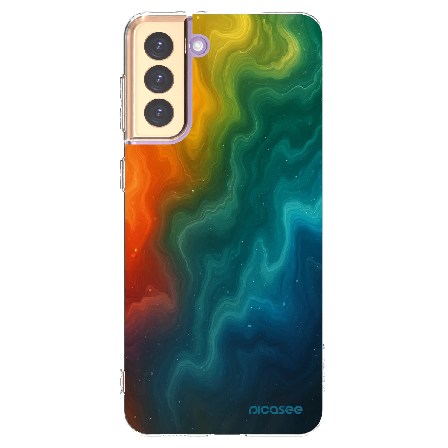 Picasee silikonowe przeźroczyste etui na Samsung Galaxy S21+ 5G G996F - Solar