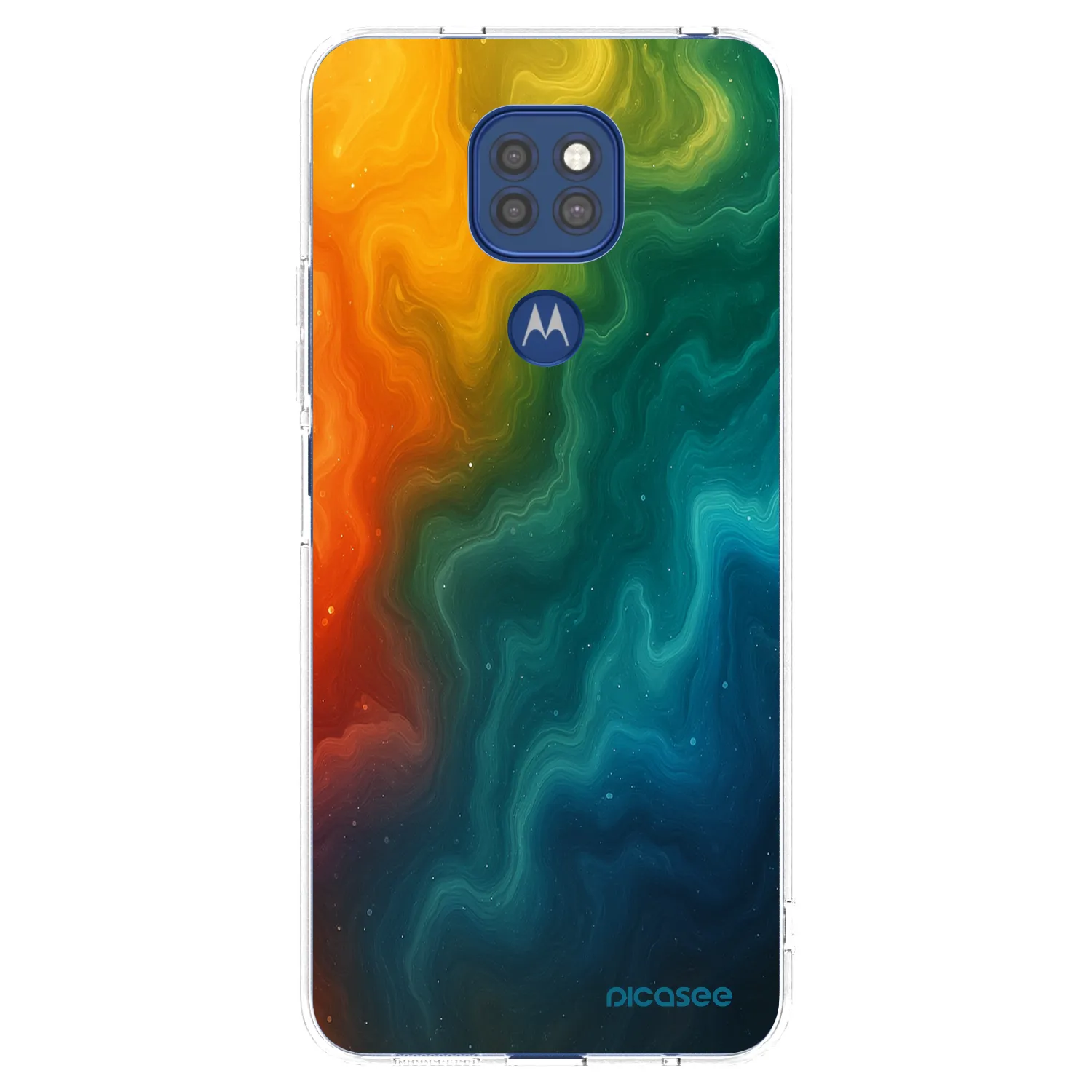 Picasee silikonowe przeźroczyste etui na Motorola Moto G9 Play - Solar