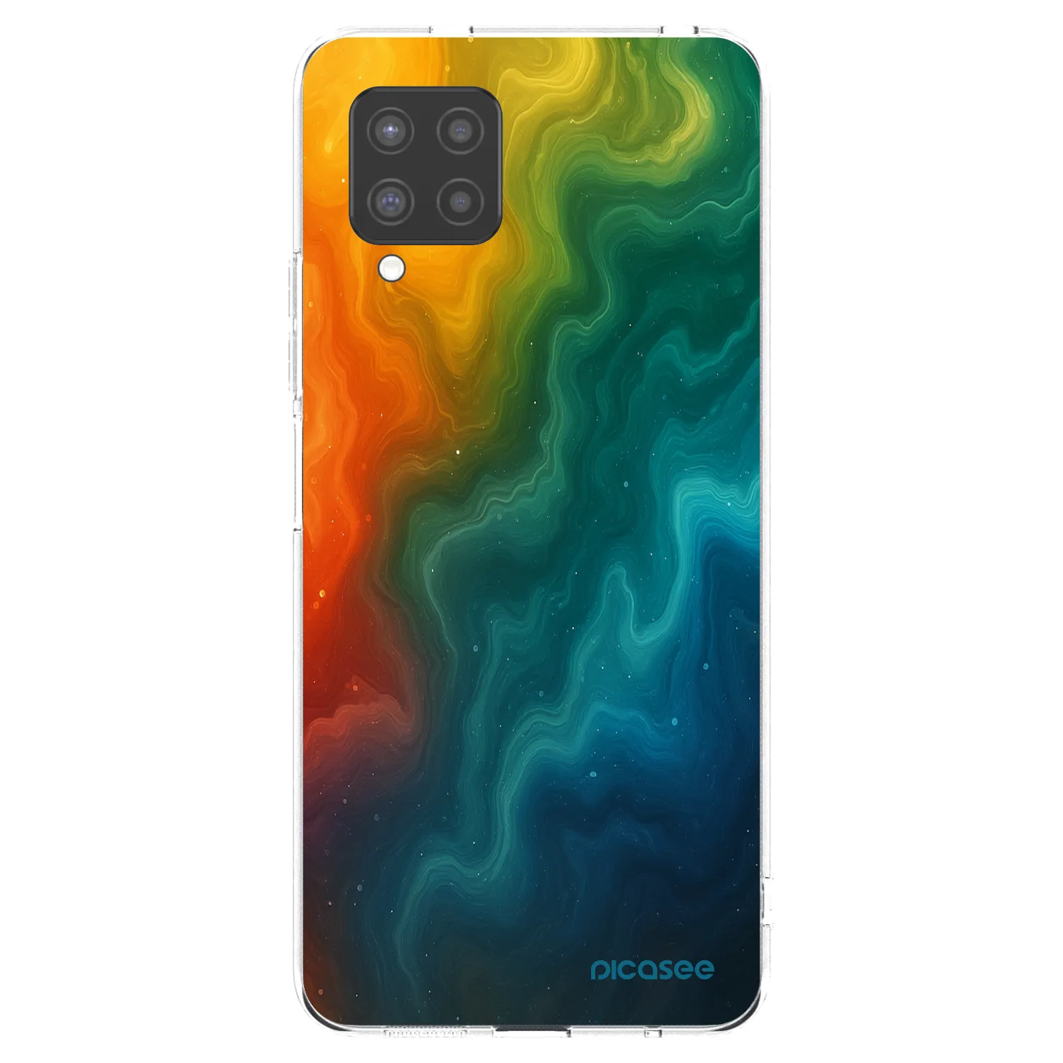 Picasee silikonowe przeźroczyste etui na Samsung Galaxy A42 A426B - Solar