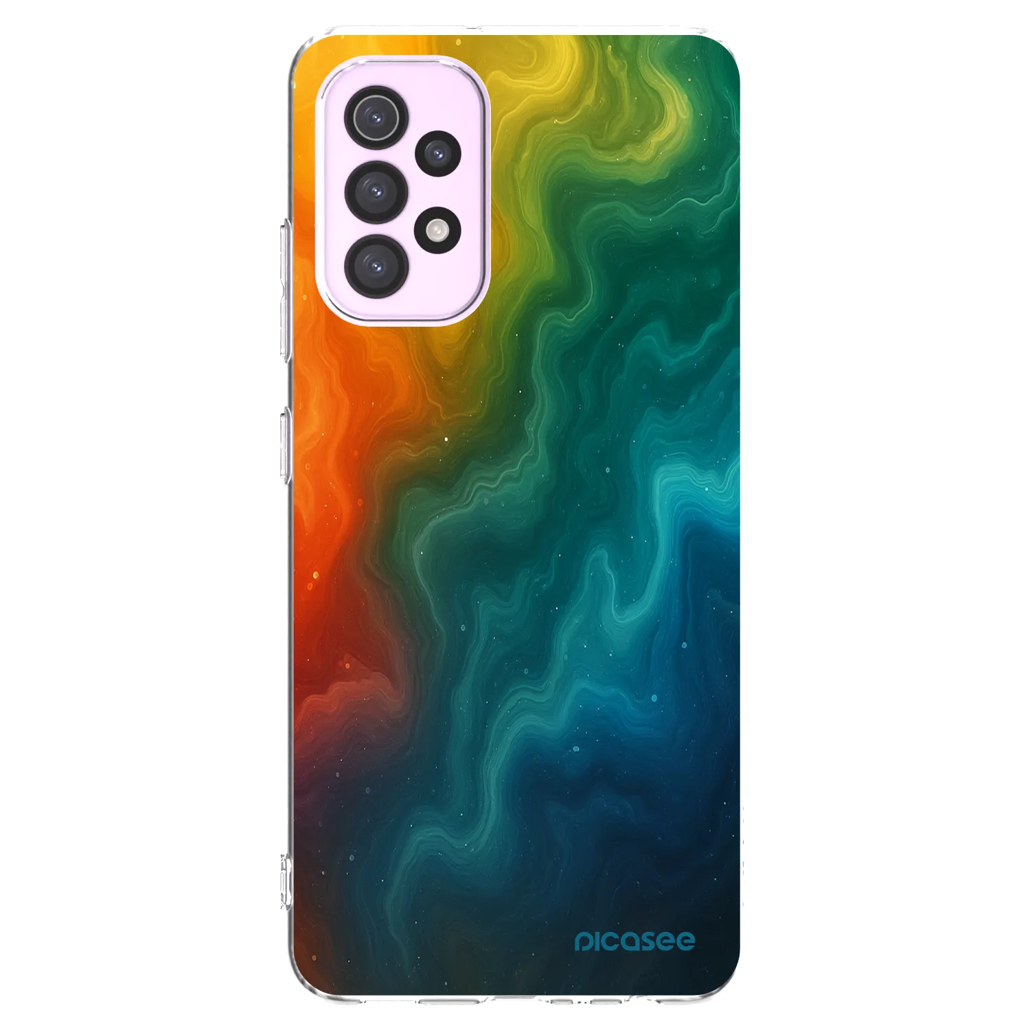 Picasee silikonowe przeźroczyste etui na Samsung Galaxy A32 5G A326B - Solar