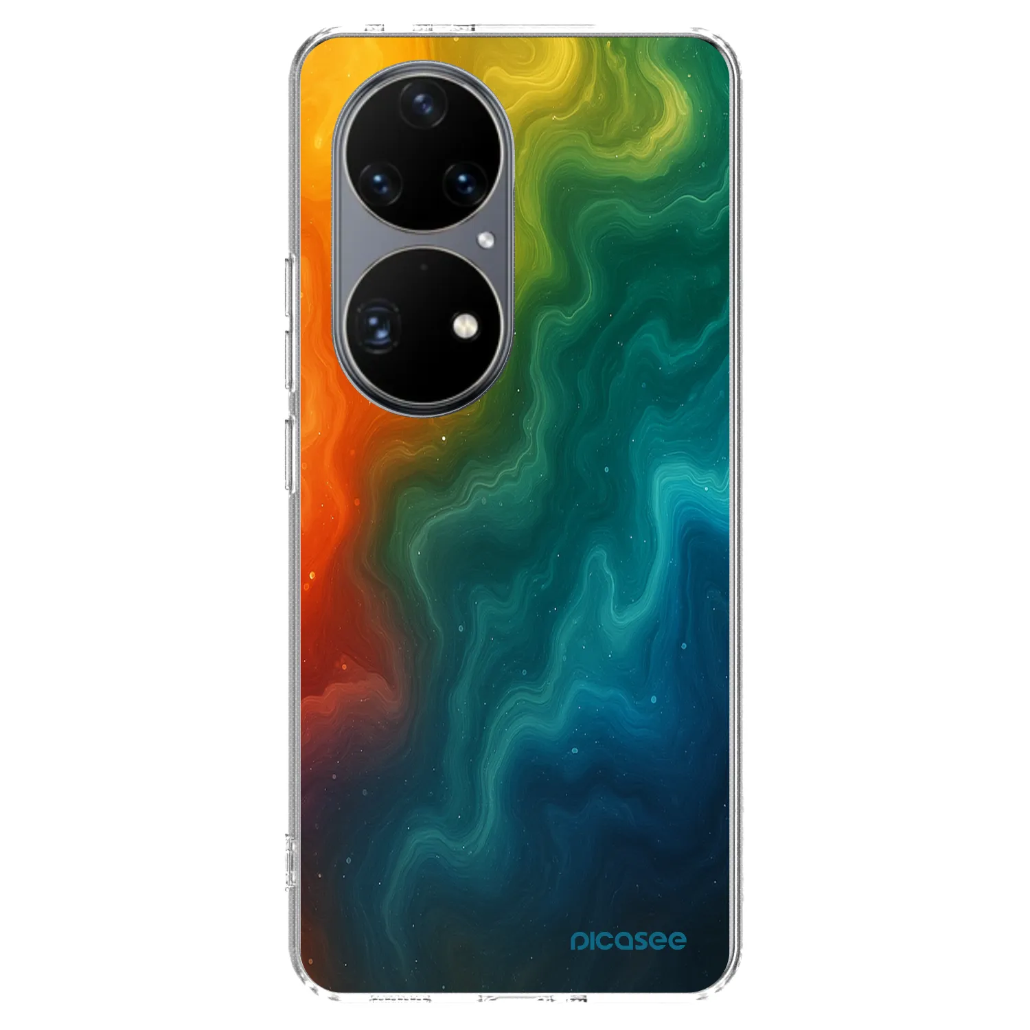 Picasee silikonowe przeźroczyste etui na Huawei P50 - Solar