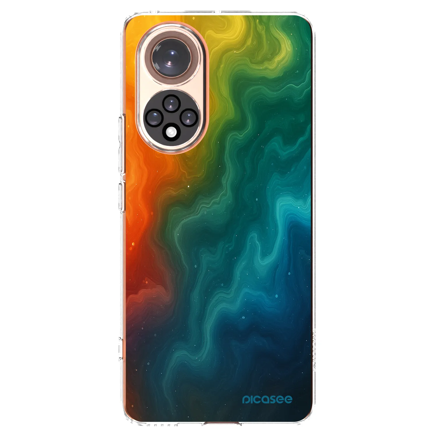 Picasee silikonowe przeźroczyste etui na Honor 50 5G - Solar