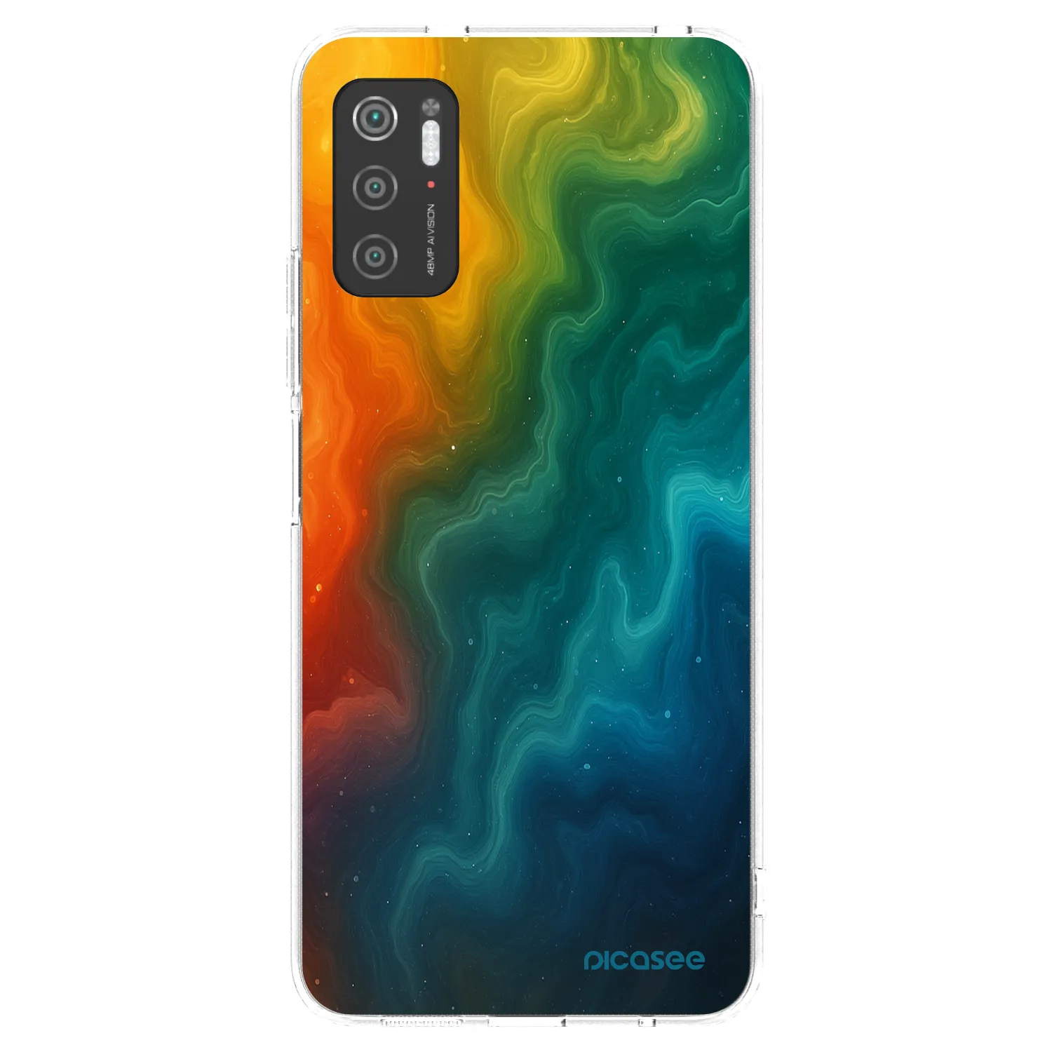Picasee silikonowe przeźroczyste etui na Xiaomi Poco M3 Pro 5G - Solar