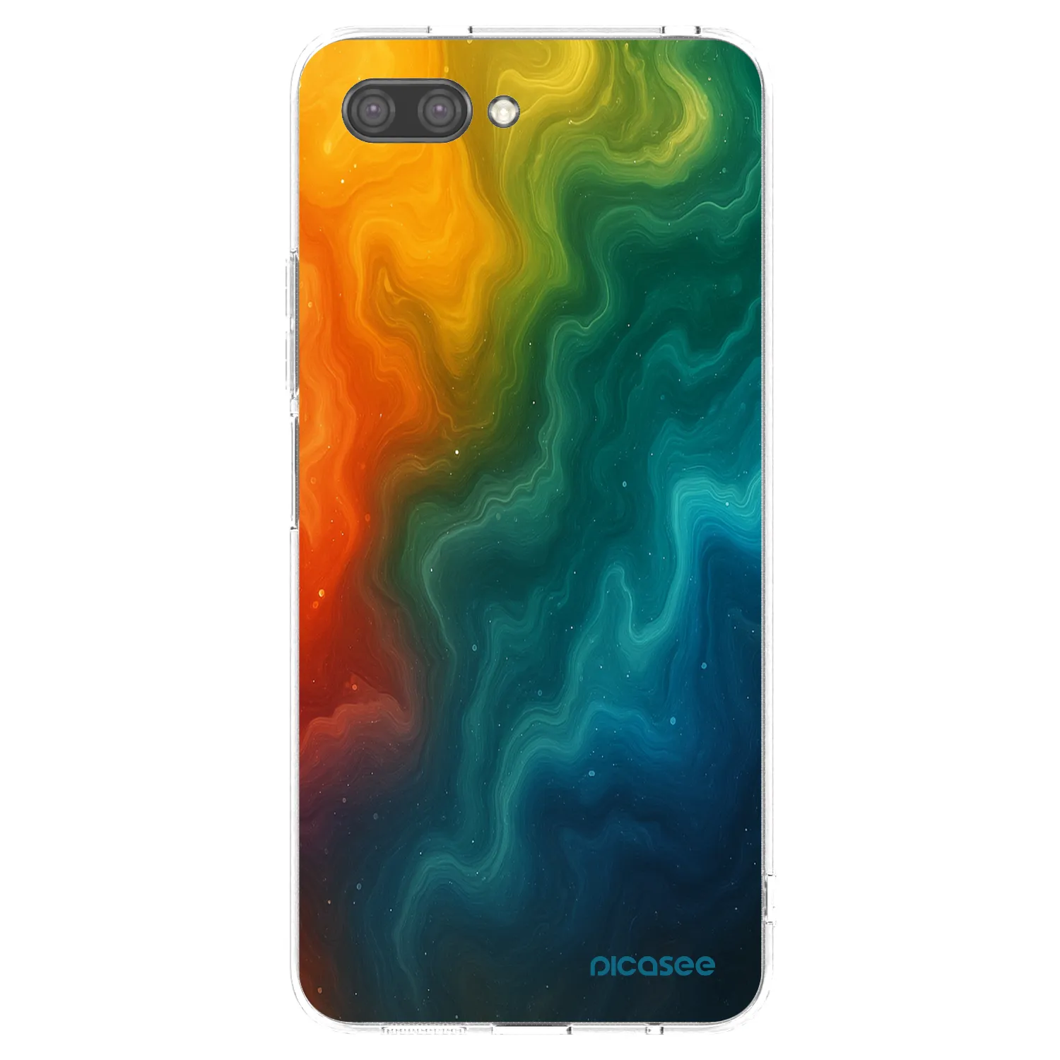 Picasee silikonowe przeźroczyste etui na Honor 10 - Solar