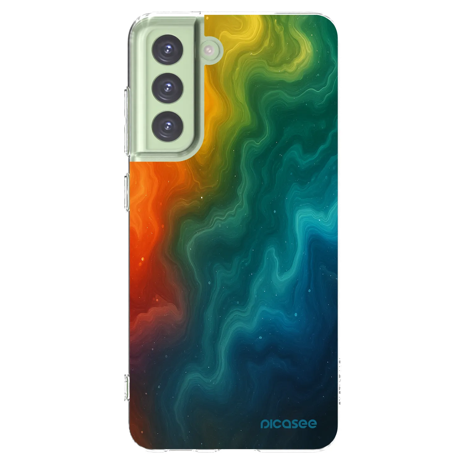 Picasee silikonowe przeźroczyste etui na Samsung Galaxy S21 FE 5G - Solar
