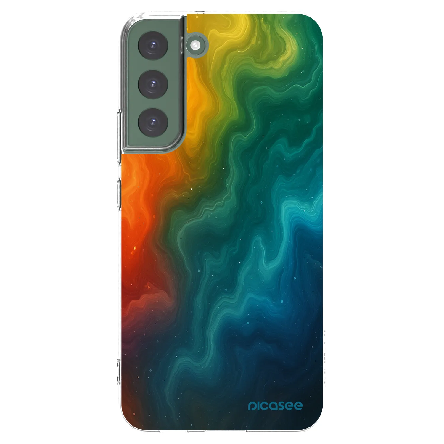 Picasee silikonowe przeźroczyste etui na Samsung Galaxy S22+ 5G - Solar