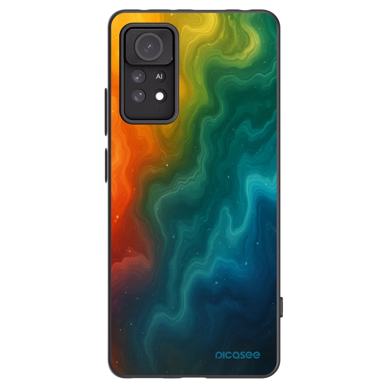 Picasee silikonowe czarne etui na Xiaomi Redmi Note 11 Pro 5G - Solar