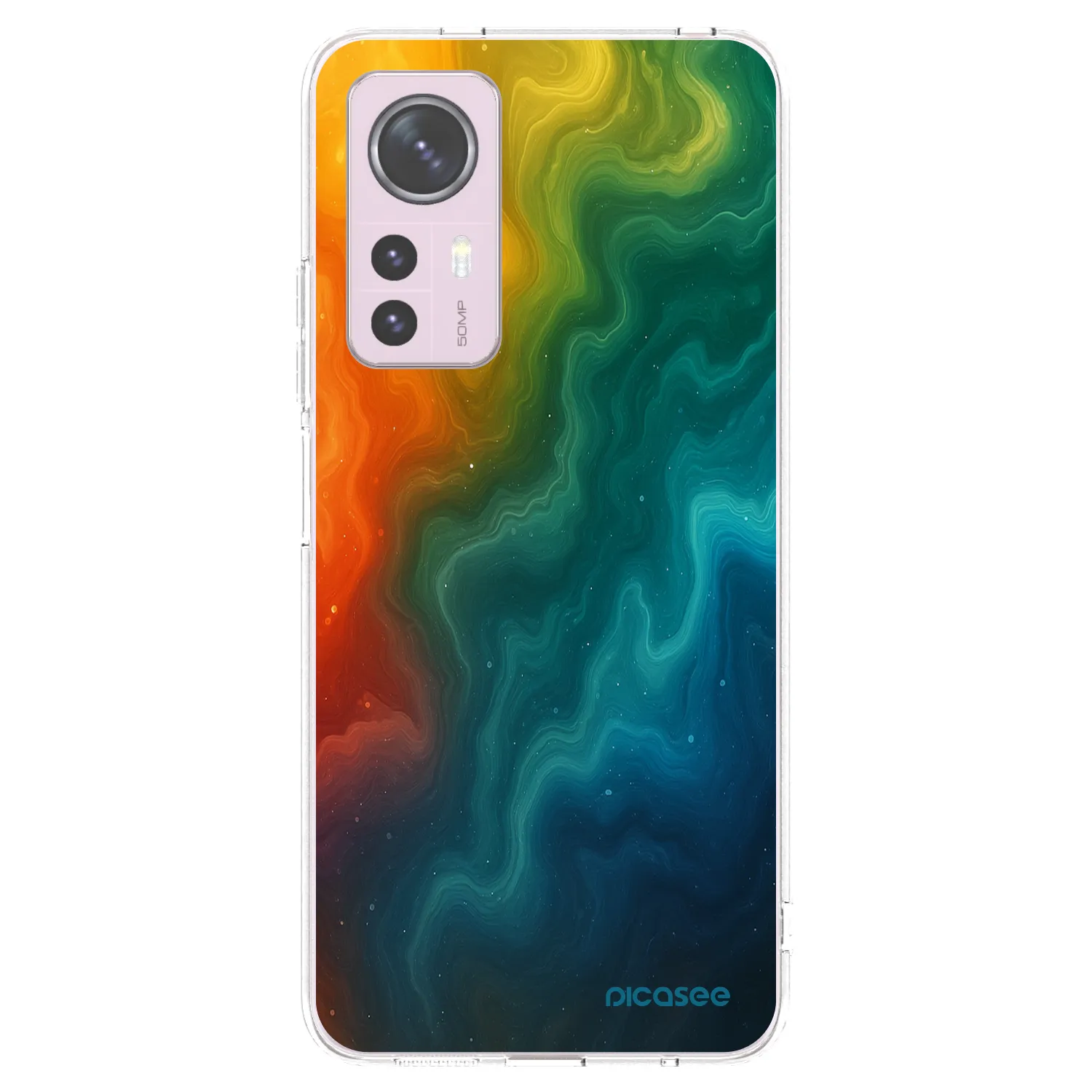 Picasee silikonowe przeźroczyste etui na Xiaomi 12 - Solar