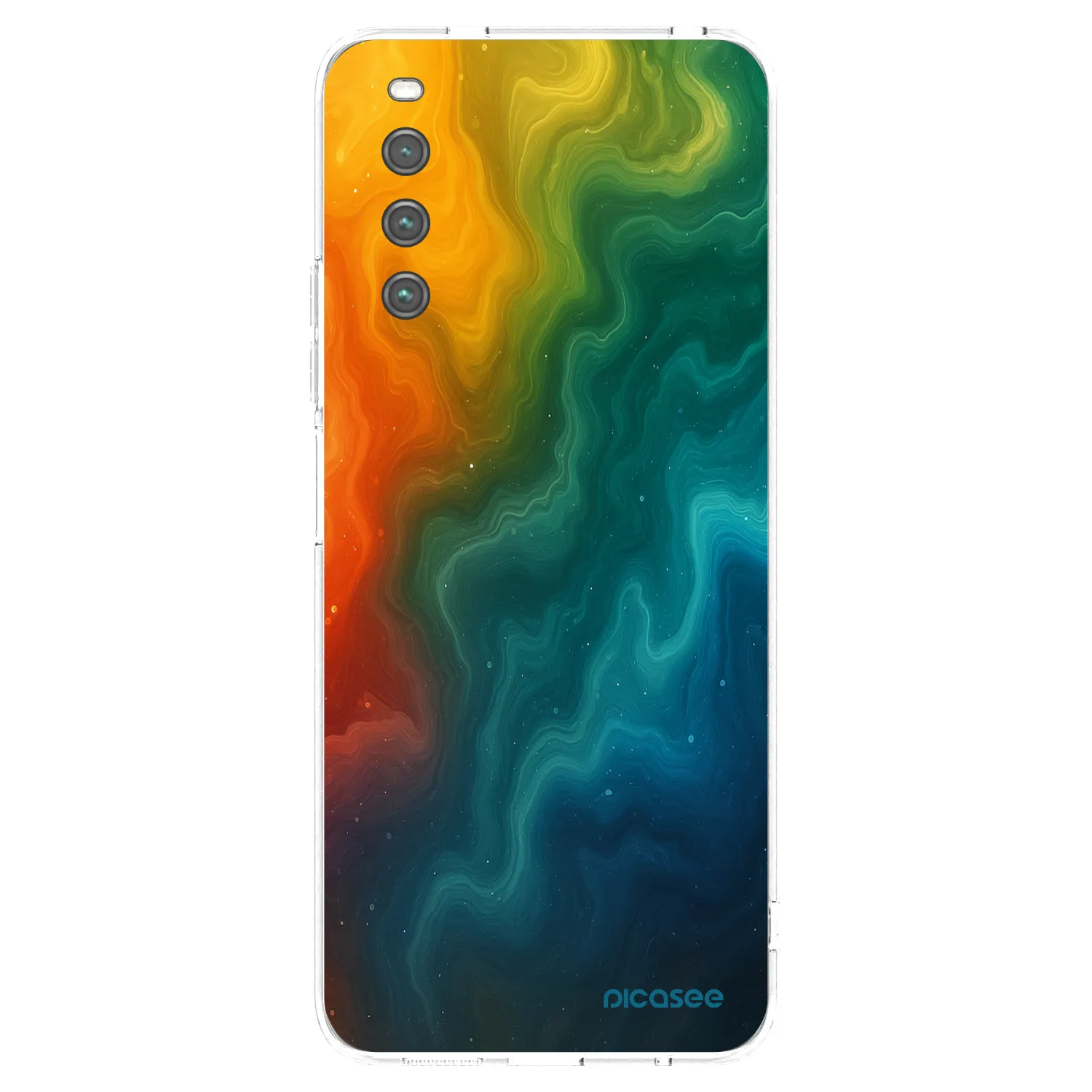Picasee silikonowe przeźroczyste etui na Sony Xperia 10 IV 5G - Solar