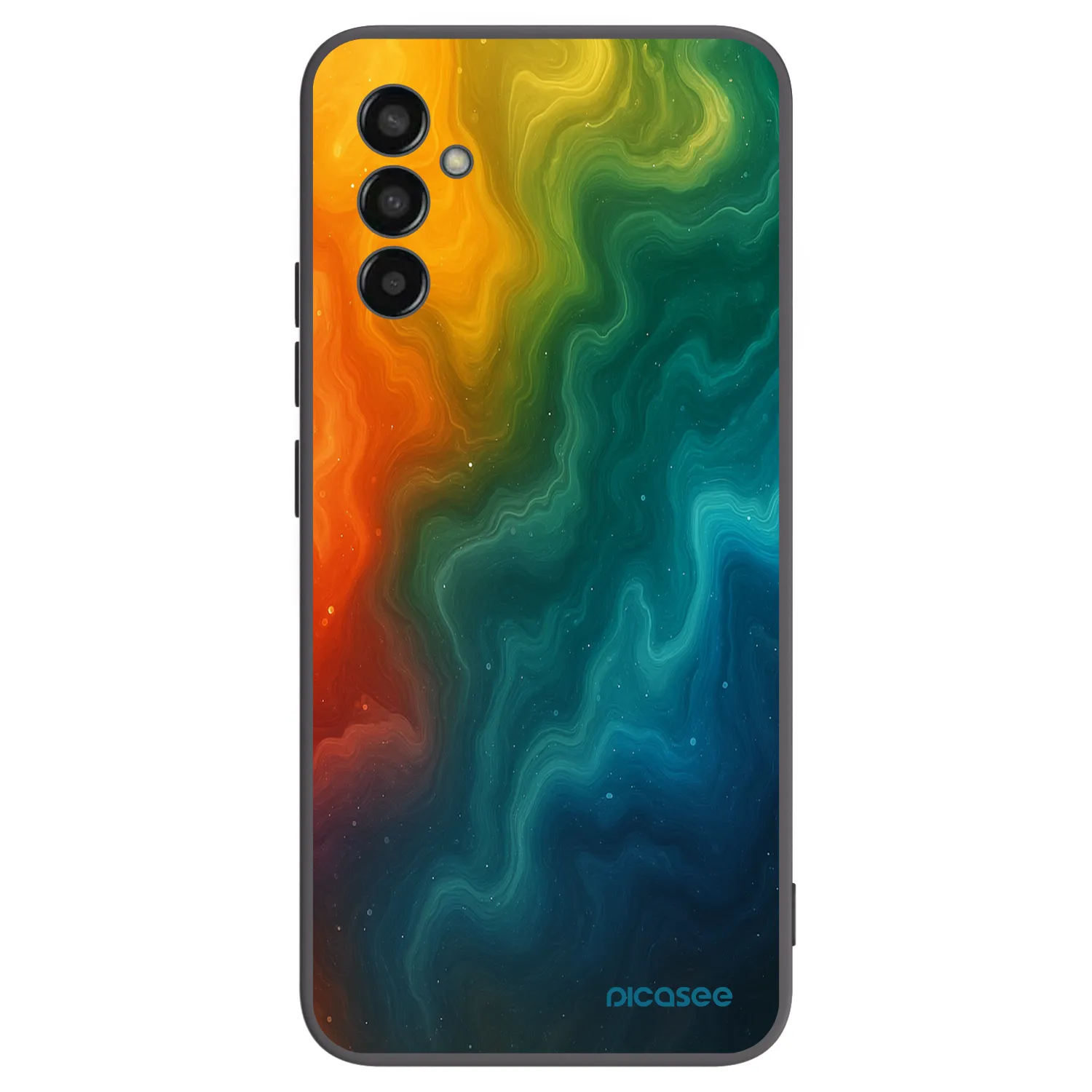 Picasee silikonowe czarne etui na Samsung Galaxy M13 M135F - Solar