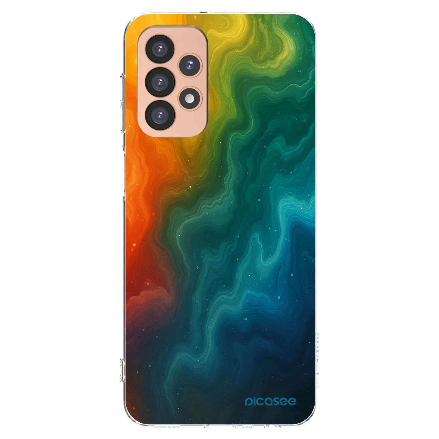 Picasee silikonowe przeźroczyste etui na Samsung Galaxy A23 A236B 5G - Solar