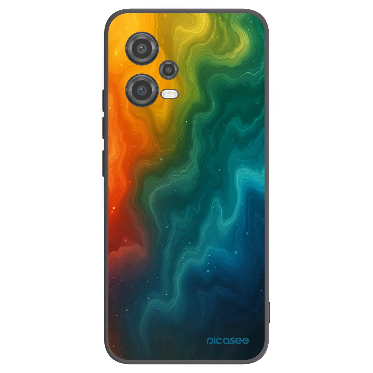 Picasee silikonowe czarne etui na Xiaomi Poco X5 - Solar