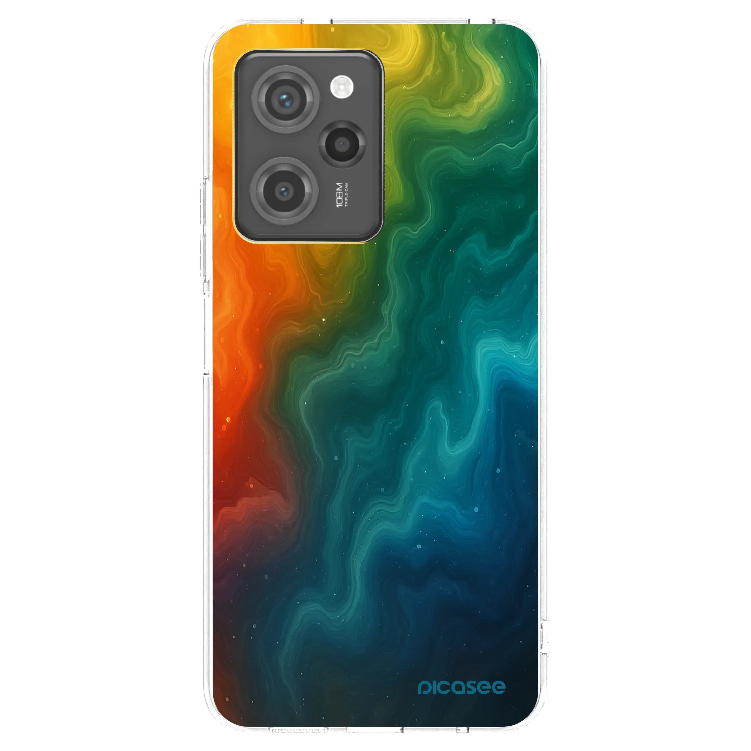 Picasee silikonowe przeźroczyste etui na Xiaomi Poco X5 Pro - Solar