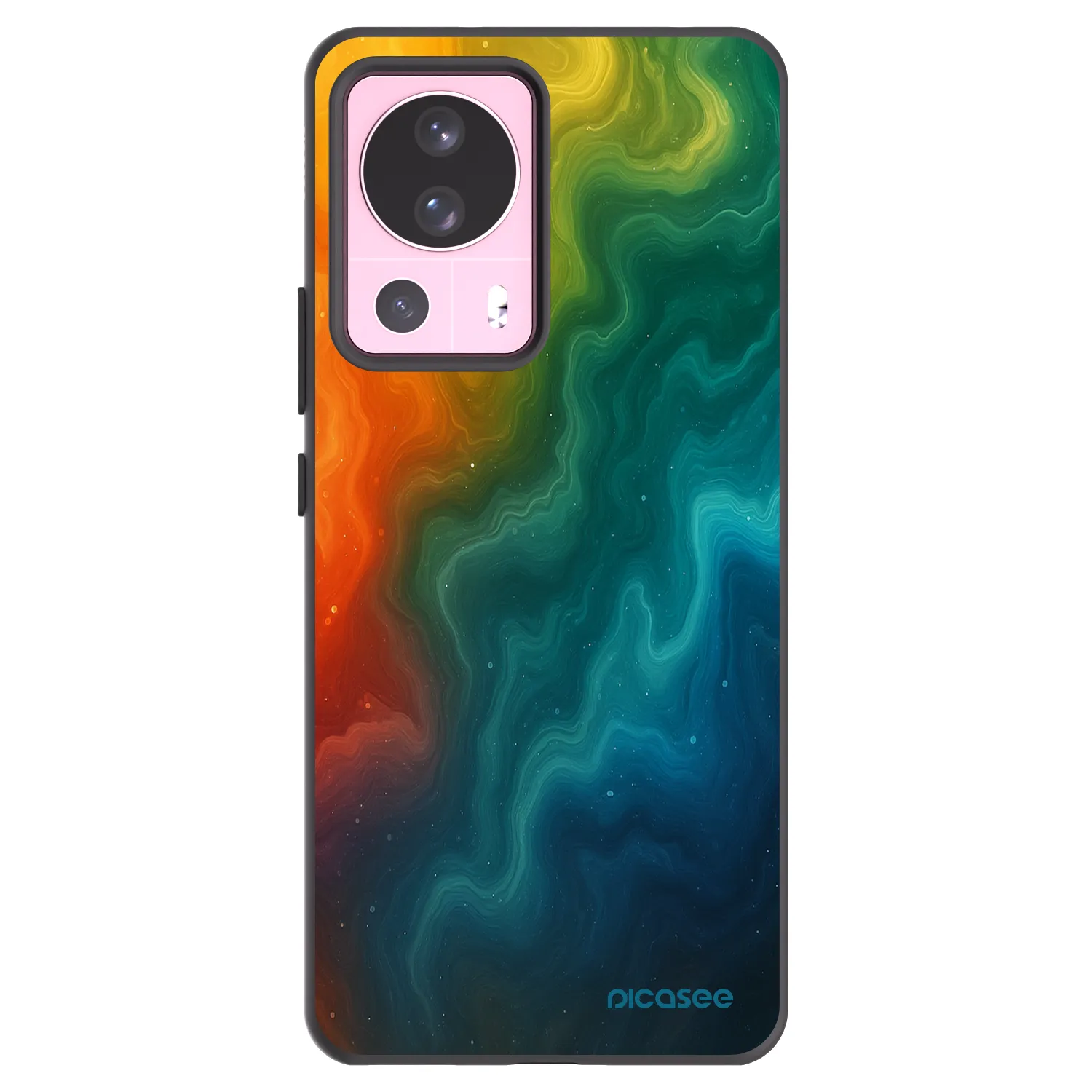 Picasee silikonowe czarne etui na Xiaomi 13 Lite - Solar