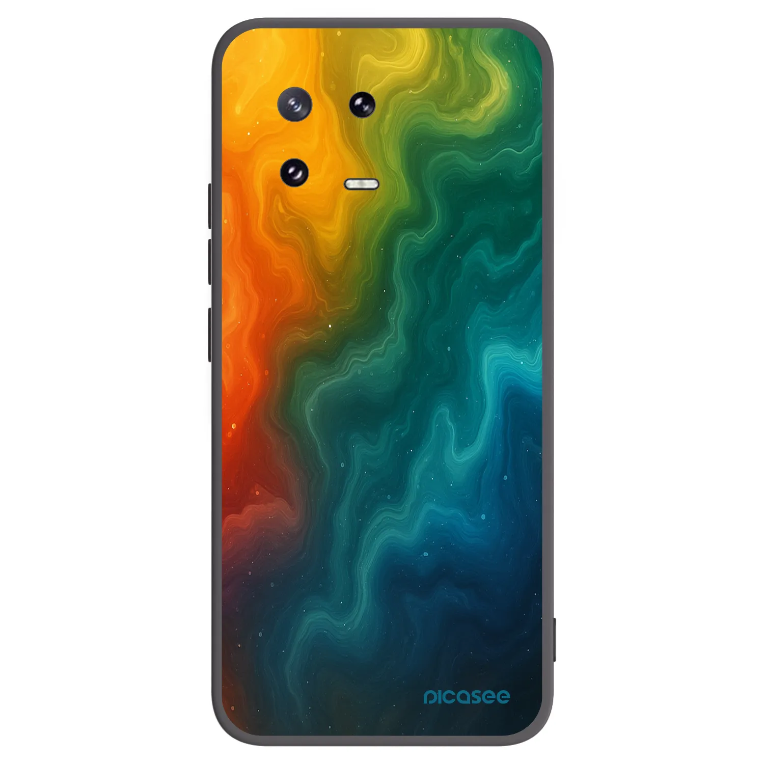 Picasee silikonowe czarne etui na Xiaomi 13 Pro - Solar
