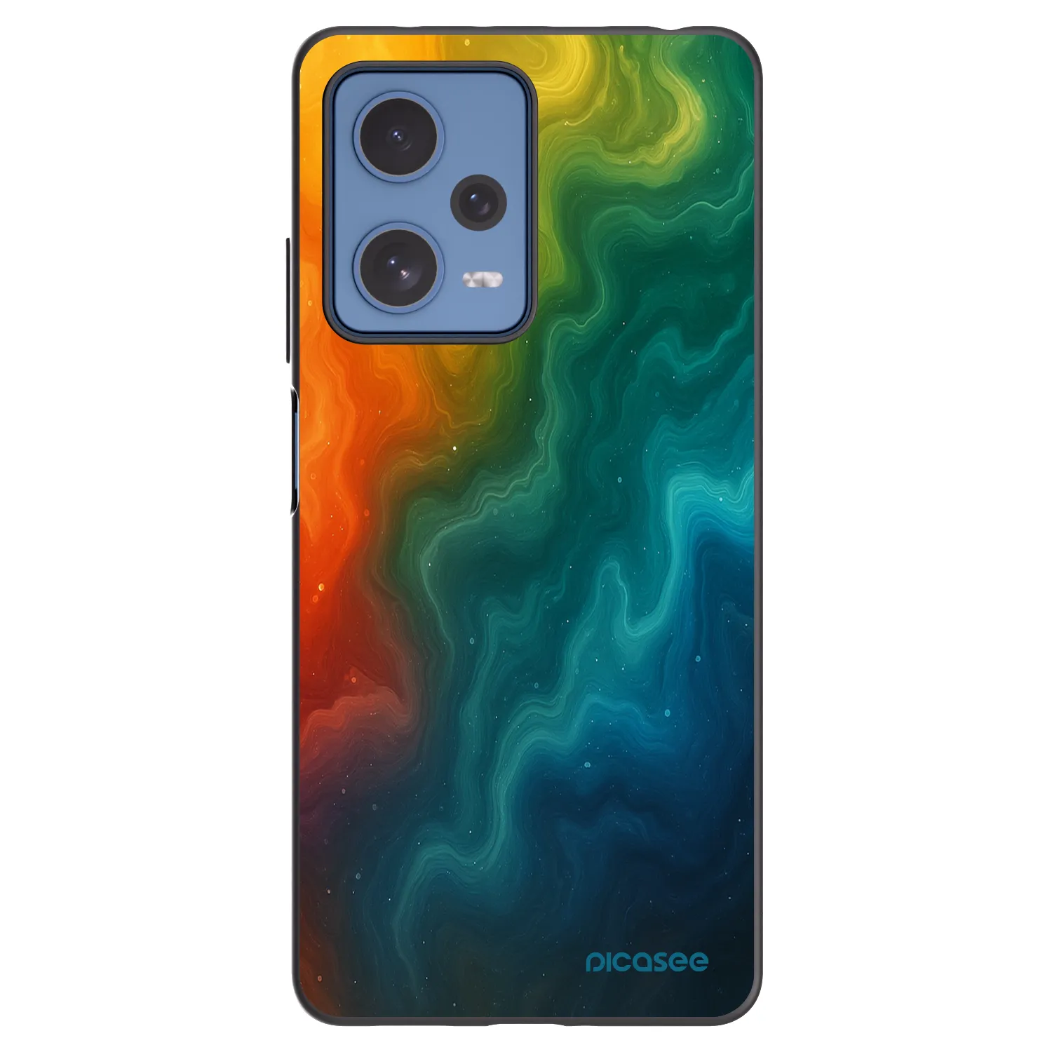 Picasee silikonowe czarne etui na Xiaomi Redmi Note 12 Pro 5G - Solar