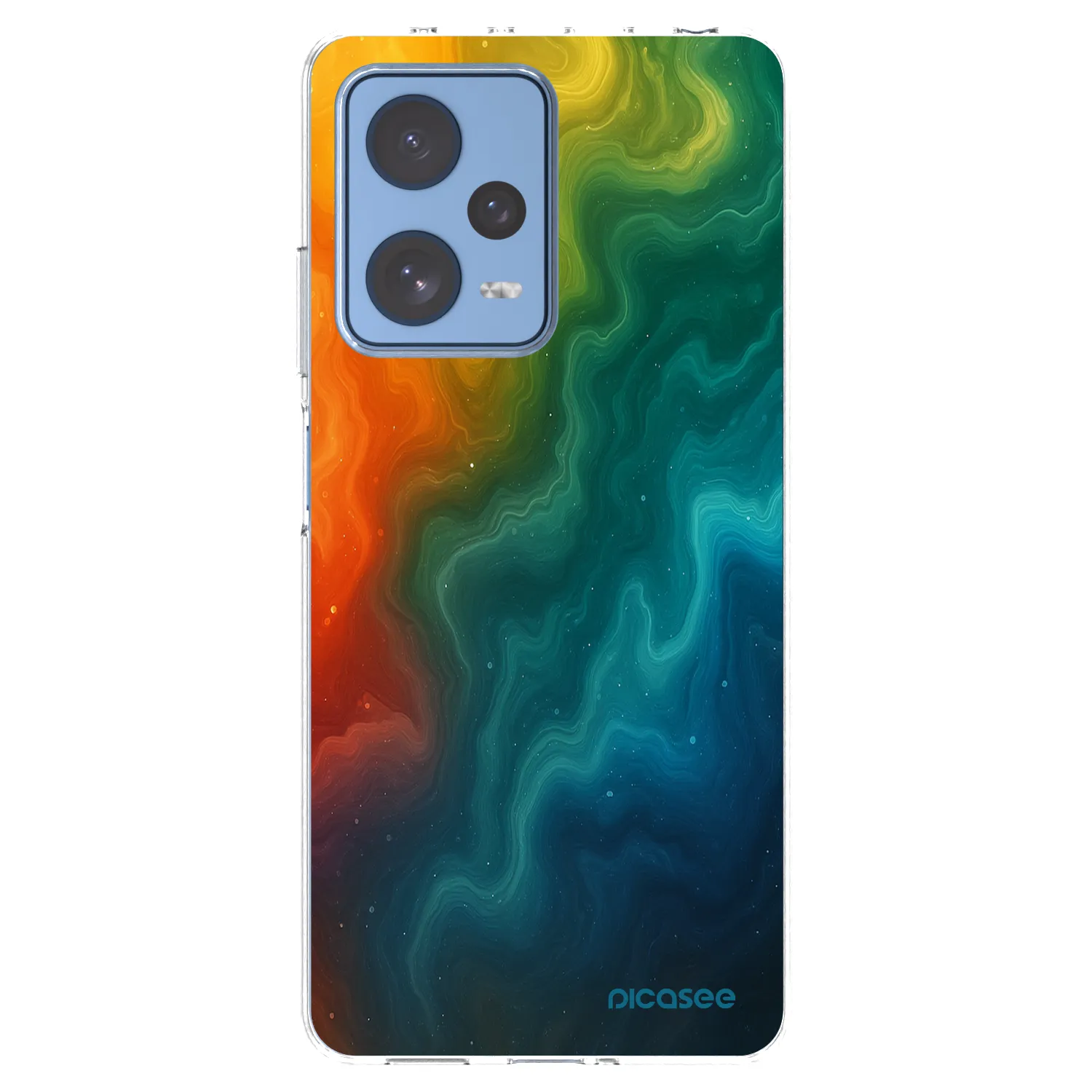 Picasee silikonowe przeźroczyste etui na Xiaomi Redmi Note 12 Pro 5G - Solar
