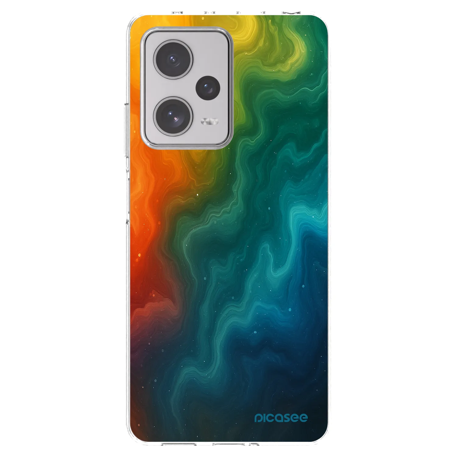 Picasee silikonowe przeźroczyste etui na Xiaomi Redmi Note 12 Pro+ 5G - Solar