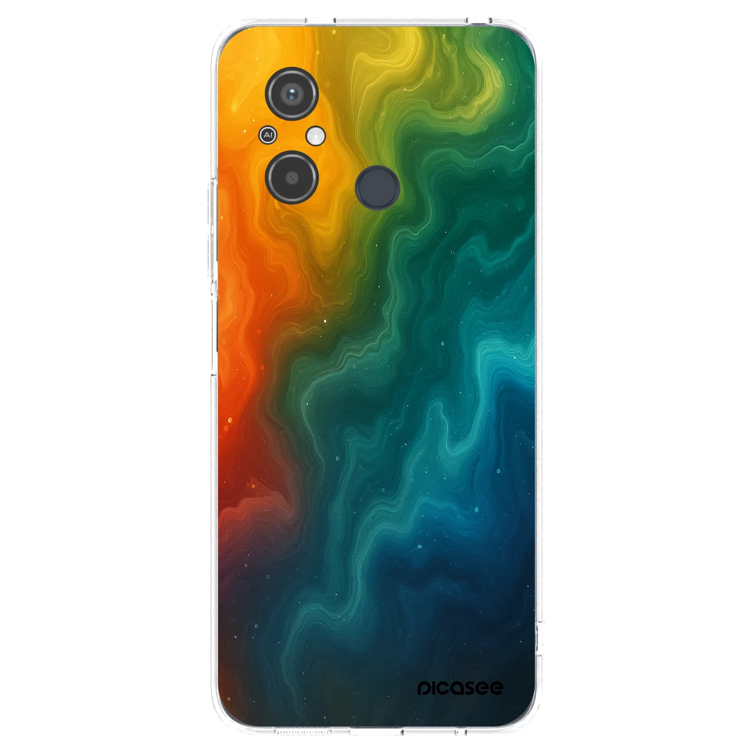Picasee silikonowe przeźroczyste etui na Xiaomi Redmi 12C - Solar