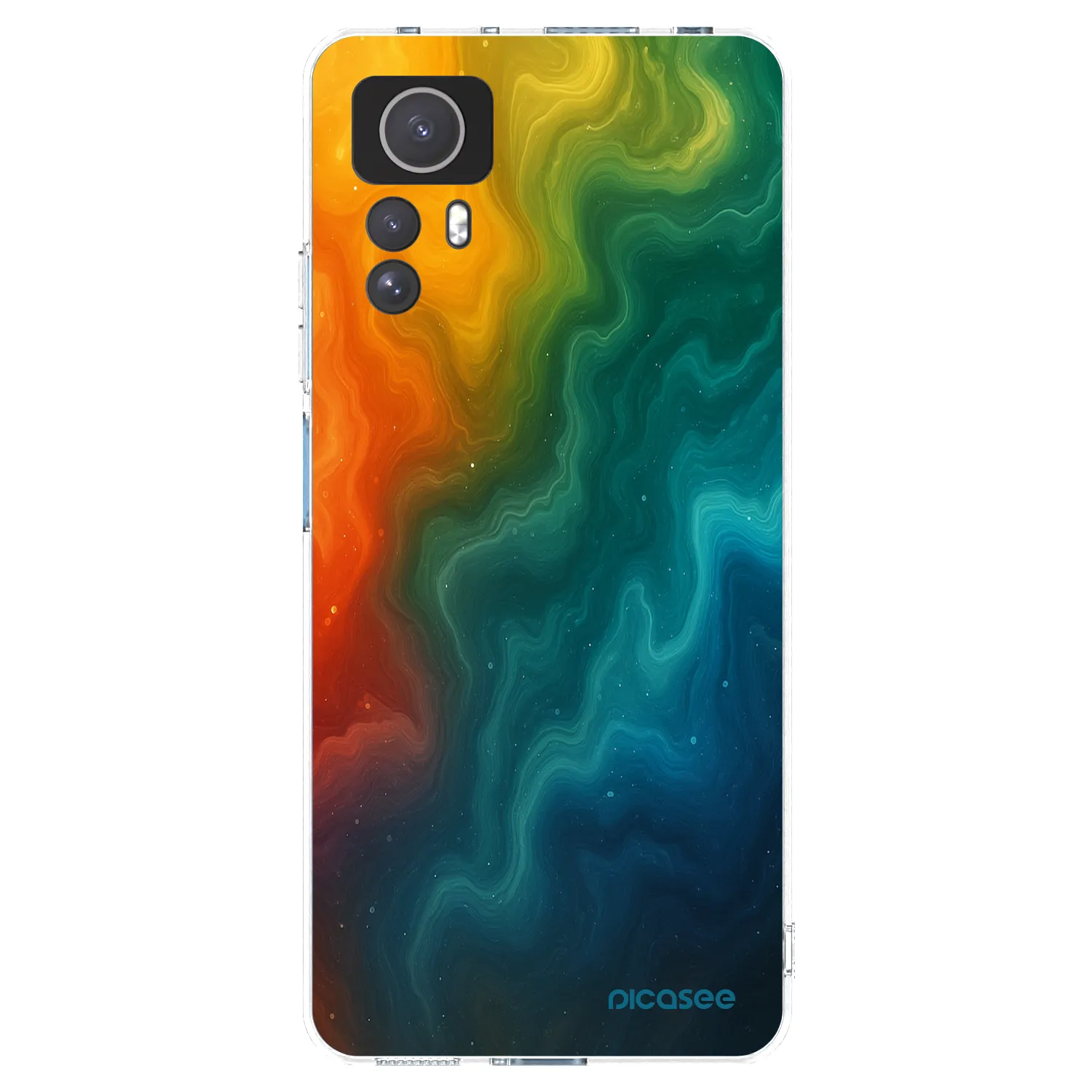 Picasee silikonowe przeźroczyste etui na Xiaomi Redmi Note 12S - Solar