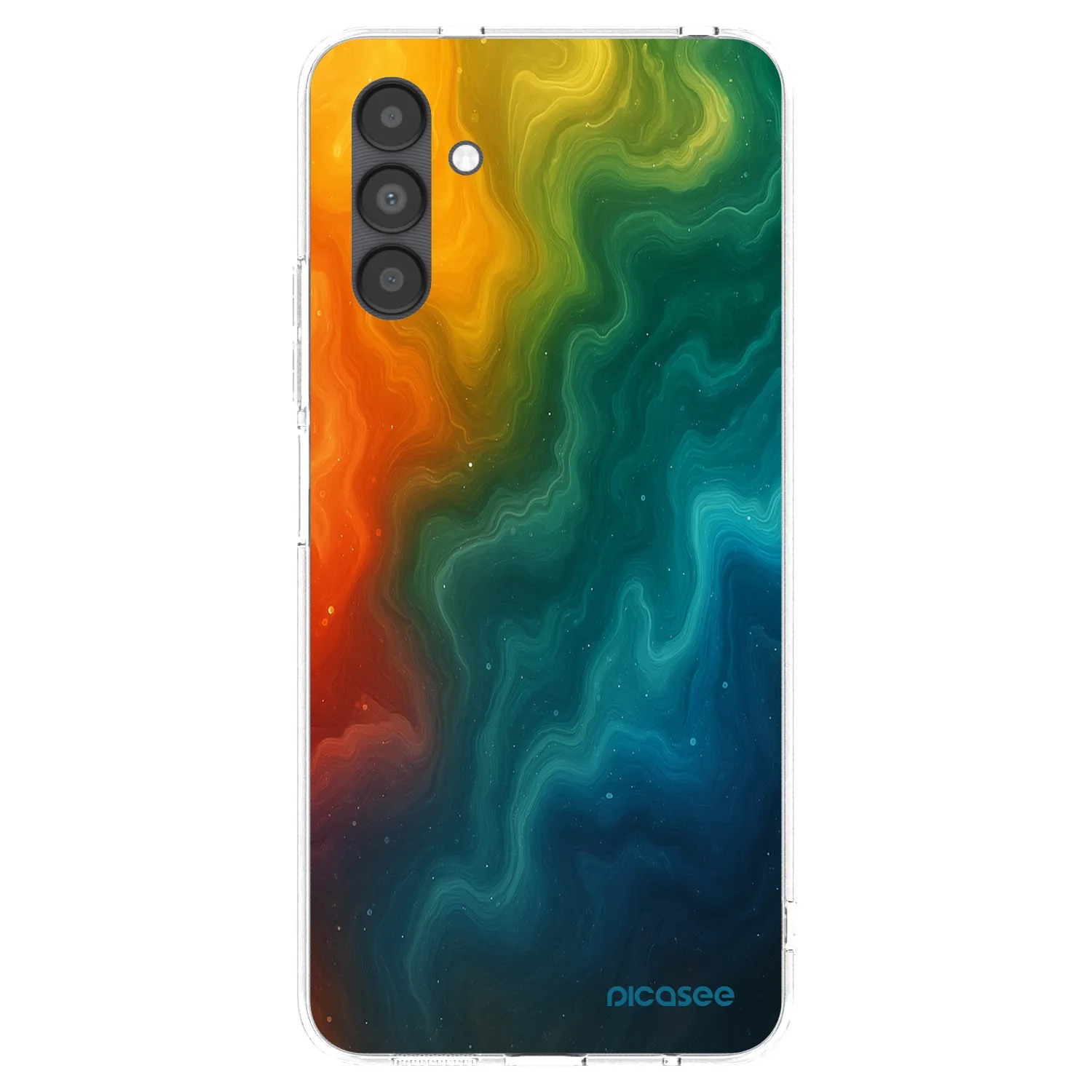 Picasee silikonowe przeźroczyste etui na Samsung Galaxy A04s A047F - Solar