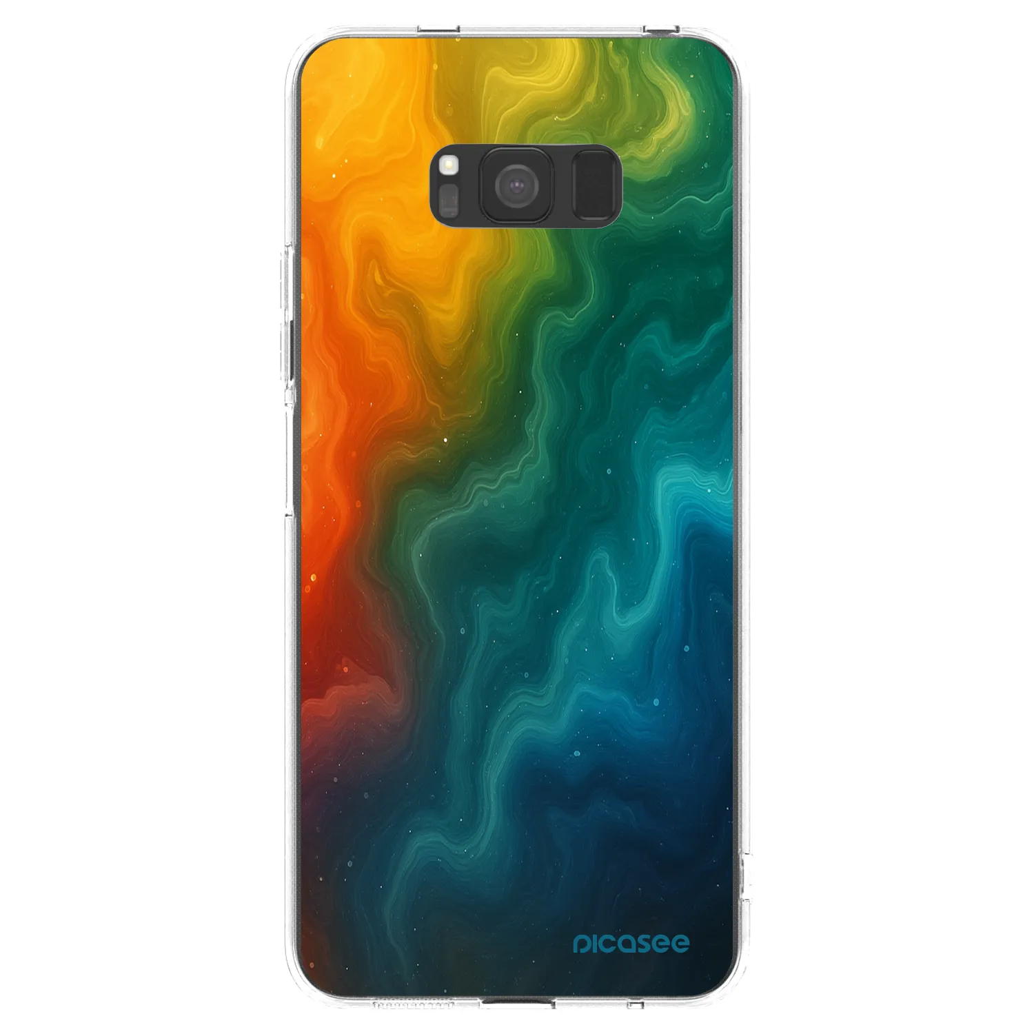 Picasee silikonowe przeźroczyste etui na Samsung Galaxy S8 G950F - Solar